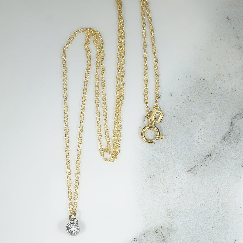 OMC Diamond Solitaire Pendanr