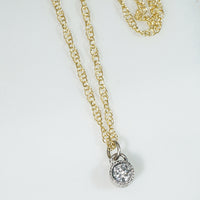 Sweet Diamond Solitaire Pendant