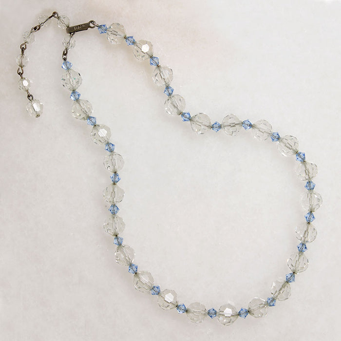 Blue and White Crystal Beads by Hobé
