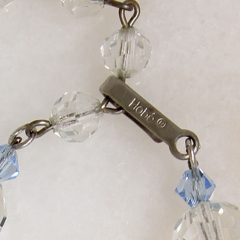 Blue and White Crystal Beads by Hobé