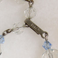 Blue and White Crystal Beads by Hobé
