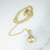 Lovely Precious Topaz and Diamond Pendant