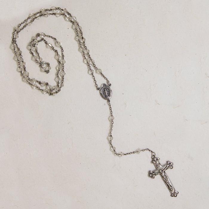 Crystal & Sterling Silver Rosary