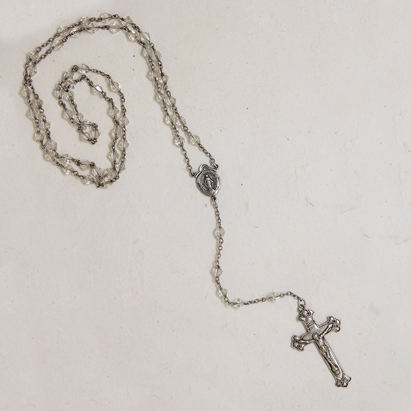 Crystal & Sterling Silver Rosary