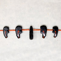 Powerful Zuni Heartline Bear Necklace