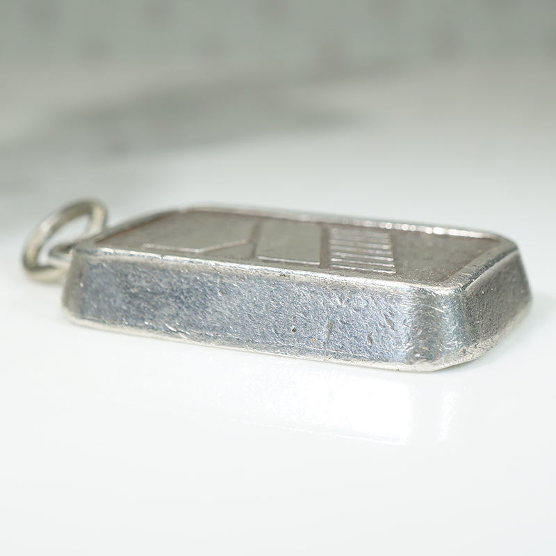 A-Mark One Troy Ounce Pure Silver Ingot Pendant