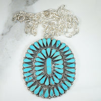 Gorgeous Vintage Zuni Silver Pendant