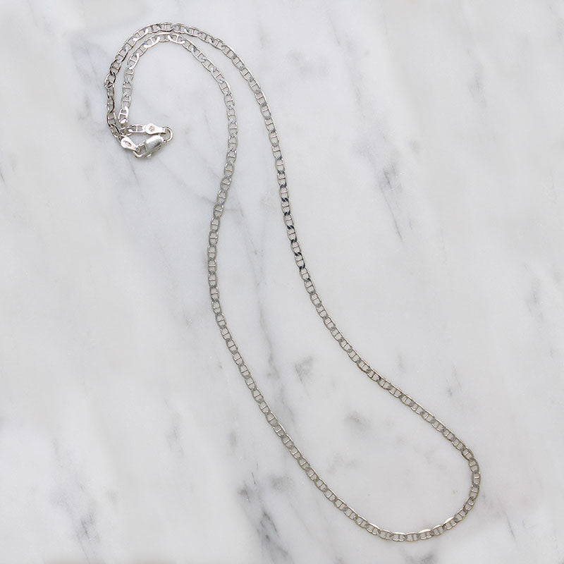 Sterling Silver Mariner Link Chain