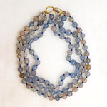 Windswept Beach Chalcedony Bead Necklace