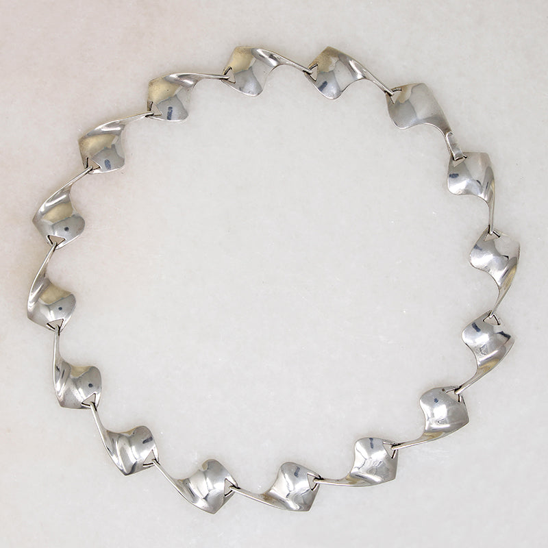 Taxco Sterling Silver Link Choker