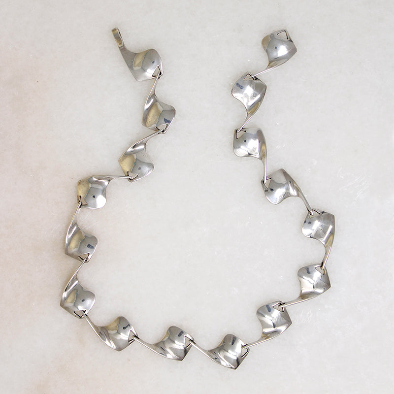 Taxco Sterling Silver Link Choker