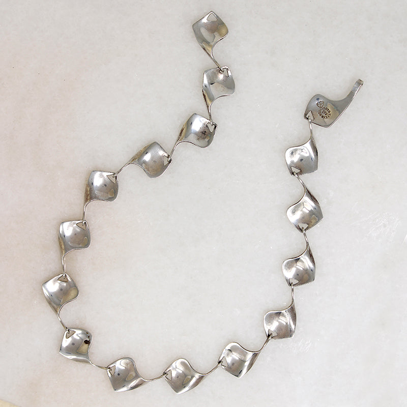 Taxco Sterling Silver Link Choker