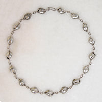 Satisfying Sterling Silver Choker-Length Necklace