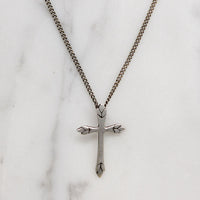 Dainty Sterling Silver Cross Necklace
