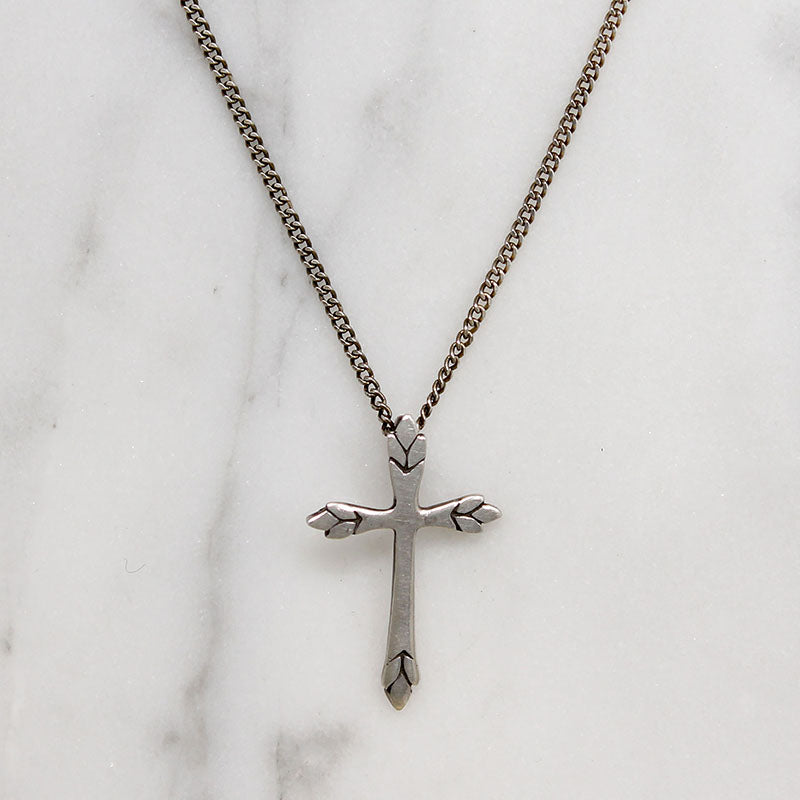 Dainty Sterling Silver Cross Necklace