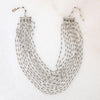 Ethereal Multi-Strand Beaded Choker