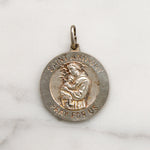Italian St. Anthony Medal in Sterling Silver