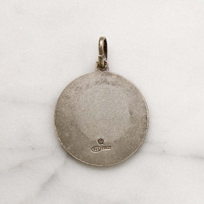 Italian St. Anthony Medal in Sterling Silver