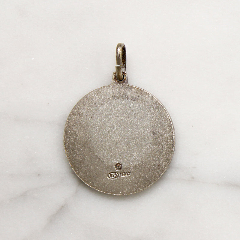 Italian St. Anthony Medal in Sterling Silver