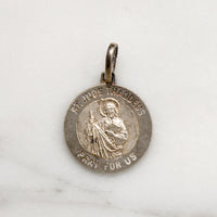 Italian Sterling Silver St. Jude Thaddeus Medal