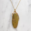 Breathtaking Agate in Gold Pendant by Kay Johnson