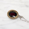 Luscious Garnet & Diamond Edwardian Necklace