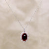 Luscious Garnet & Diamond Edwardian Necklace