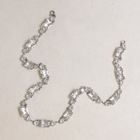 Glamorous Art Deco Crystal & Sterling Silver Choker