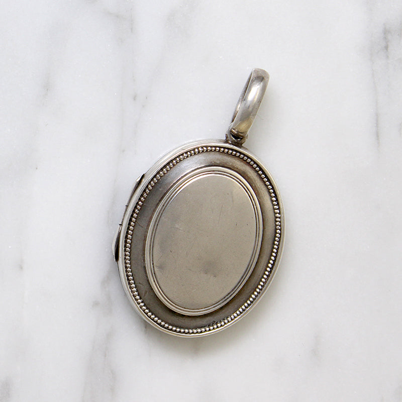 Handsome Victorian Sterling Silver Locket