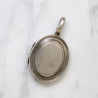 Handsome Victorian Sterling Silver Locket