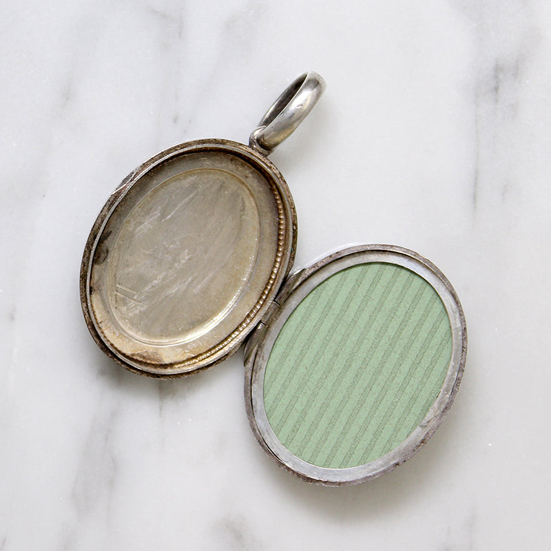 Handsome Victorian Sterling Silver Locket