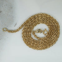 Lovely Italian 14k Wheat Chain