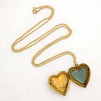 Ornate 1930s Engraved Gold Fill Heart Locket