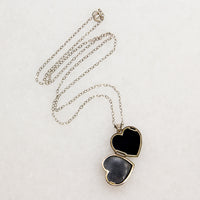 Engraved Sterling Silver Love Token Heart Locket