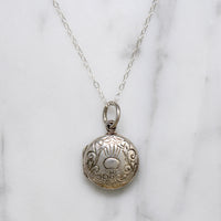 Darling Little Engraved Sterling Locket