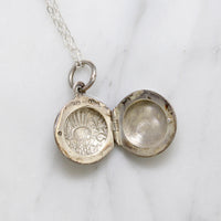 Darling Little Engraved Sterling Locket