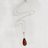 Stunning Madeira Citrine & Diamond Necklace