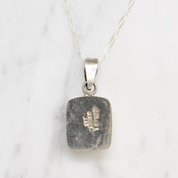 Mexican Sterling Silver & Malachite Inlay Necklace