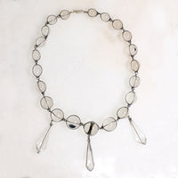 Hypnotic "Pools of Light" Crystal Orbs & Drops Necklace