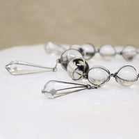 Hypnotic "Pools of Light" Crystal Orbs & Drops Necklace