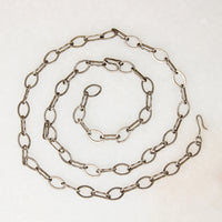Hand Made Sterling SIlver Oval Link Chain
