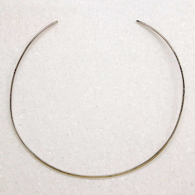 Simple Sterling Silver Torc Collar