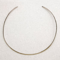 Simple Sterling Silver Torc Collar