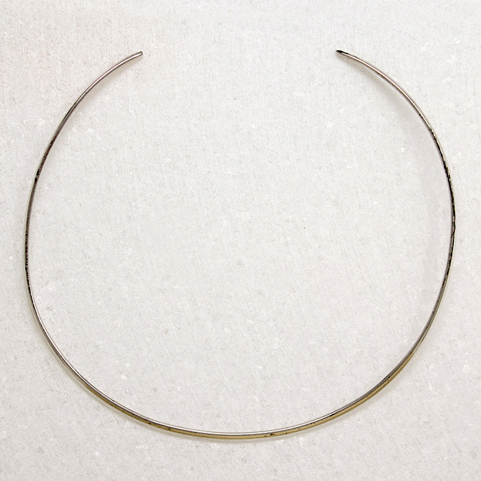 Simple Sterling Silver Torc Collar