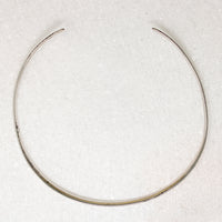 Simple Sterling Silver Torc Collar