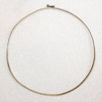 Mexican Modernist Sterling Silver Torc