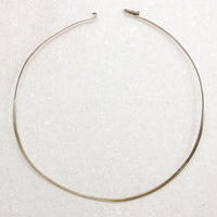 Mexican Modernist Sterling Silver Torc