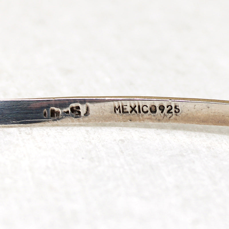 Mexican Modernist Sterling Silver Torc