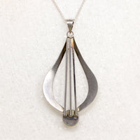 Graceful Sterling Silver & Tigers Eye Necklace