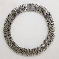 Sexy Mexican Sterling Silver Mesh Choker